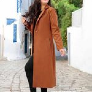 Winter fur overcoat for women